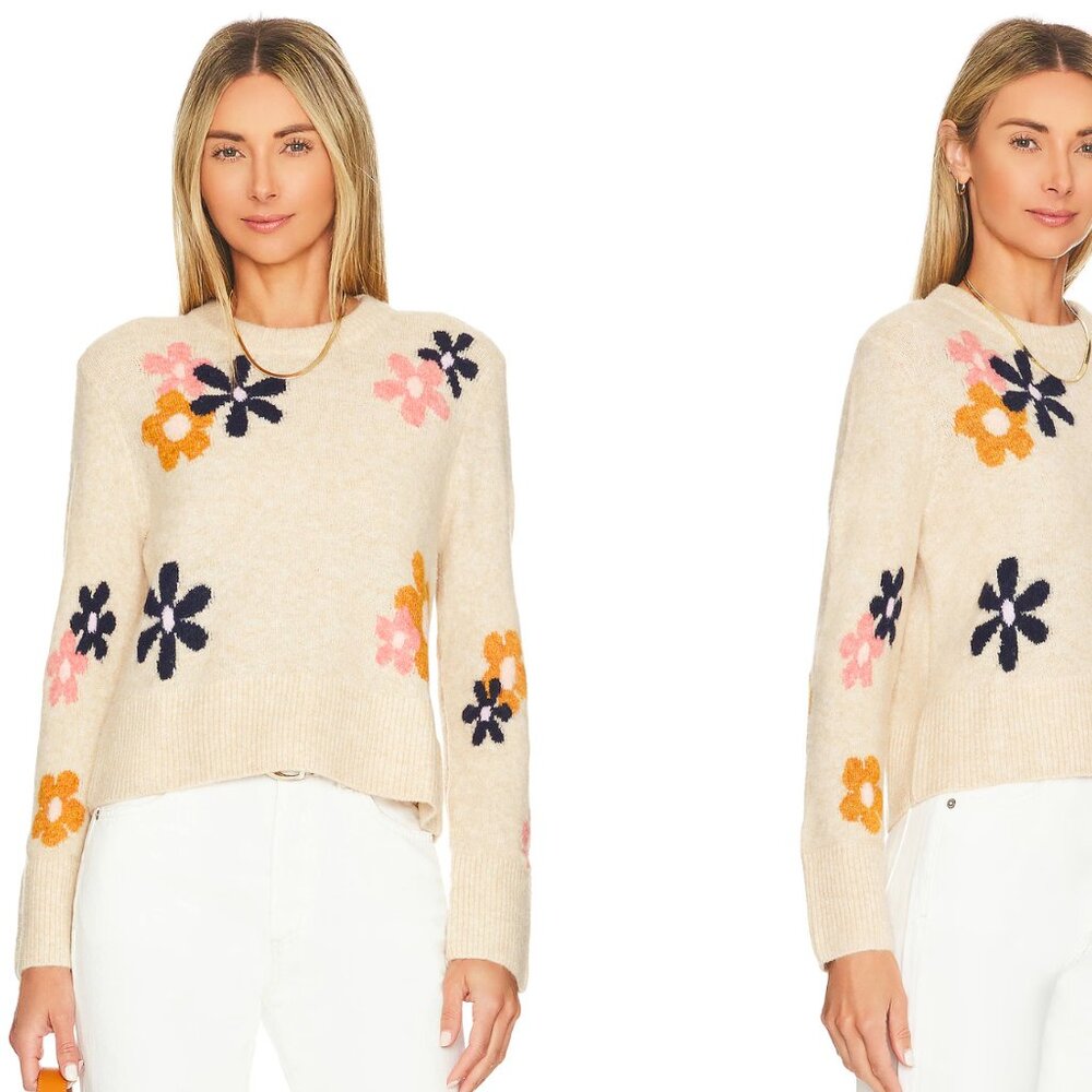 Rails Anise Sweater in Jewel Floral, Ladies/Women's Size Small